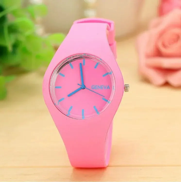 "Women's Sport Watch 2024 – Fashion Quartz Silicone Wristwatch, Casual & Waterproof"