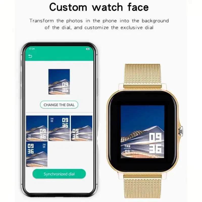 2024 1.44" Smartwatch – Bluetooth Calls, Blood Oxygen/Pressure Monitor, for Men & Women