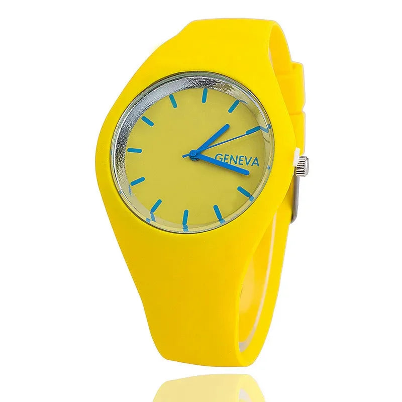 "Women's Sport Watch 2024 – Fashion Quartz Silicone Wristwatch, Casual & Waterproof"