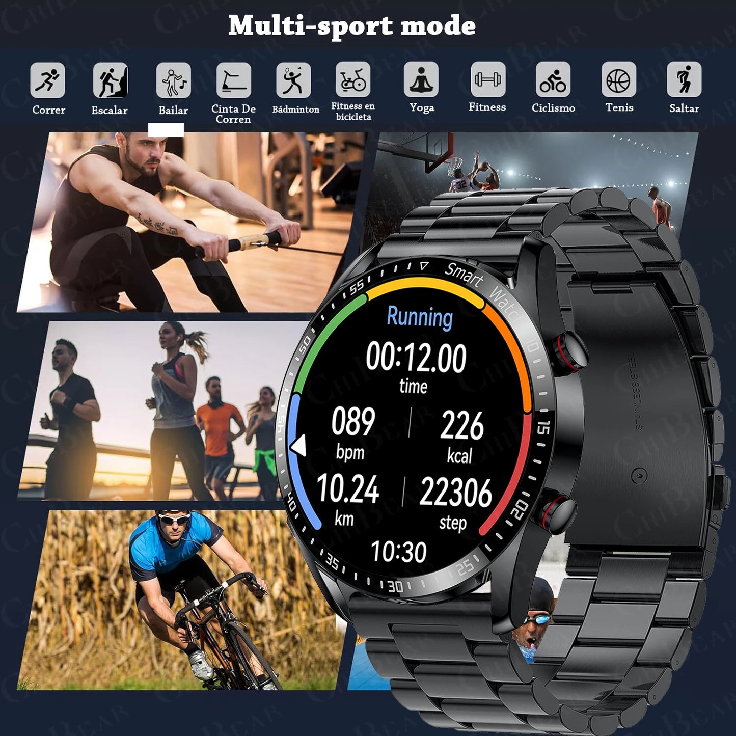 2024 1.5" Business Smartwatch – Bluetooth Calls, Fitness Tracker, for Men