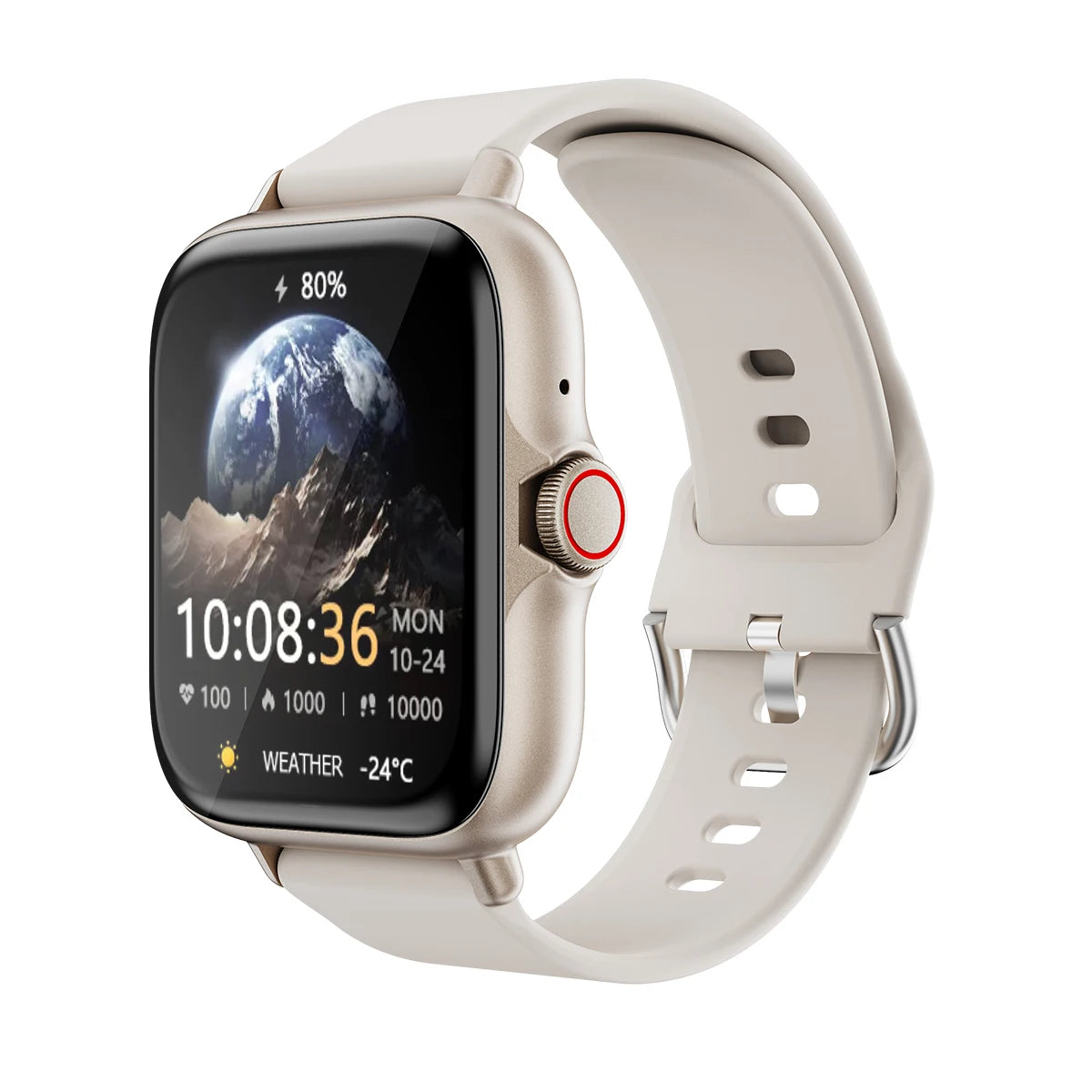 "1.83'' Waterproof Smartwatch – Call/Messages, Sleep/Sport Tracking, Alerts for iPhone/Android"