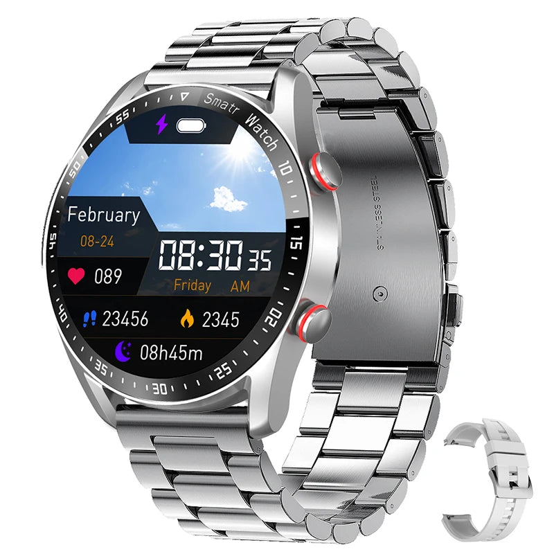 2024 1.5" Business Smartwatch – Bluetooth Calls, Fitness Tracker, for Men