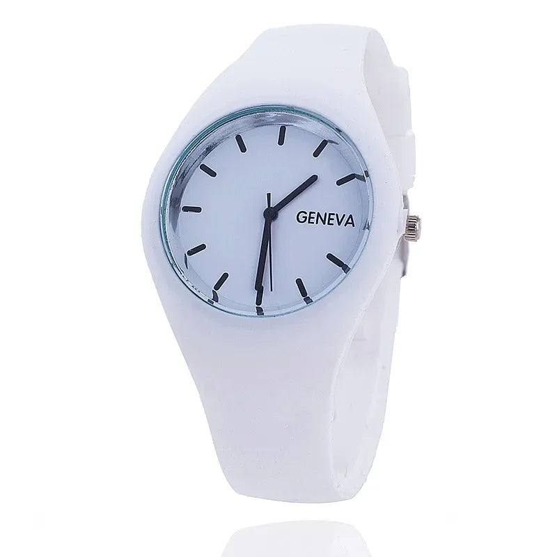"Women's Sport Watch 2024 – Fashion Quartz Silicone Wristwatch, Casual & Waterproof"