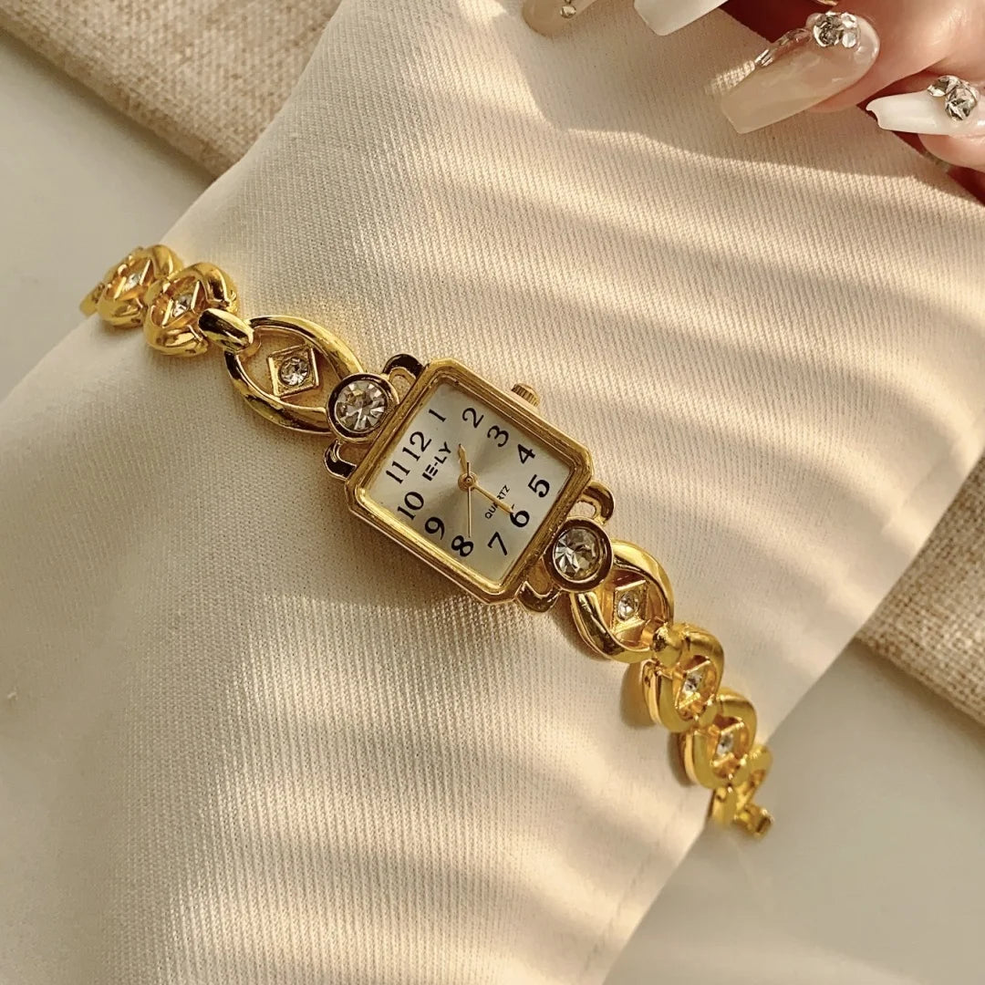 "Women's Luxury Gold Watch – Top Brand Elegant Bracelet Wristwatch"
