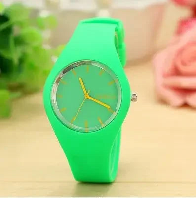 "Women's Sport Watch 2024 – Fashion Quartz Silicone Wristwatch, Casual & Waterproof"
