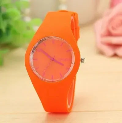 "Women's Sport Watch 2024 – Fashion Quartz Silicone Wristwatch, Casual & Waterproof"