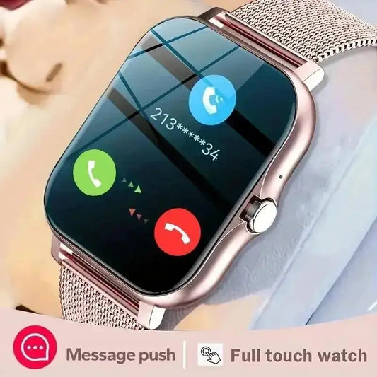 2024 1.44" Smartwatch – Bluetooth Calls, Blood Oxygen/Pressure Monitor, for Men & Women