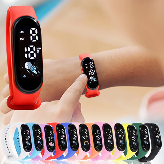 "Kawaii Kids Smart Watch – Waterproof, Fashionable Digital Watch for Boys & Girls"