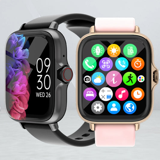 "1.83'' Waterproof Smartwatch – Call/Messages, Sleep/Sport Tracking, Alerts for iPhone/Android"